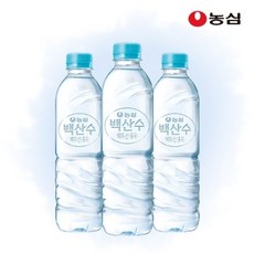 농심 백산수 무라벨 500ml 40병 생수