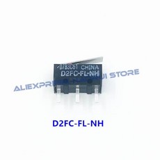 오리지널 마우스 마이크로 스위치 D2FC-F-7N 20M D2FC-F-K50M D2F D2F-F D2F-L D2F-01 D2F-01FL D2F-01F-T D2F-F-3-7 단추 1, D2FC-FL-NH 10PCS_2