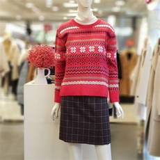 SOUP NC10 노르딕 라운드 니트 SVBLKT9