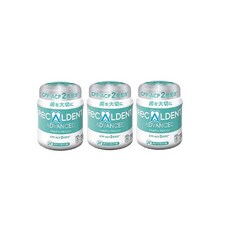 치과 전용 리카루덴트 RECALDENT 껌 140g 보틀 그린민트 세 개, 1개, 500g