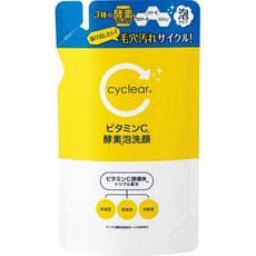 일본직발송 6. 구마노 유지 CYCLEAR 비타민 C 효소 거품 세안 리필 250ML B0CDGK6J74, One Size, One Color, 1개