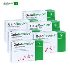 겔로리보이스 GeloRevoice 60정 성대보호 목기침 독일직배송, 6박스