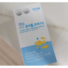 애터미 키즈 츄어블 오메가3 (900mg x 120캡슐), 2개, 108g