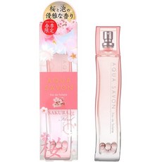 일본직발송 6. AQUA SAVON(アクアシャボン) 아쿠아 비누 사쿠라 플로랄 향기 19S 오드 트와레 80ML B07LCY