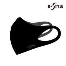 K스타일-숨쉬기 편한 패션 마스크(블랙), 블랙, 1개, 블랙, 1개