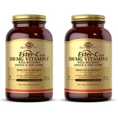 솔가 에스터씨 에스터 C 플러스 중성 비타민C 500mg 250 베지캡슐 X 2통, 2개, 250정