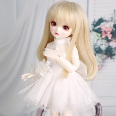 구체관절인형 26cm 풀세트 1/6스케일 BJD 구관인형 구관의상 MSD, 알몸 본체, 피부색 미백