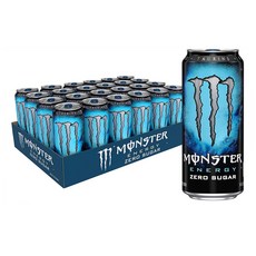 Monster Energy Zero Sugar 몬스터에너지 제로 슈가 에너지 드링크 473mL x 24캔