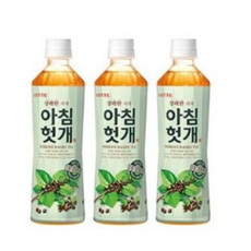 롯데 오늘의 차 아침헛개, 500ml, 70개