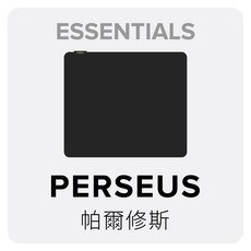 부드러운 마우스 패드 PERSEUS 페르세우스 게이밍 마우스 패드 490x420mm, 블랙 소프트, 1개