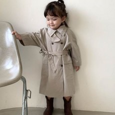 유아 코트 가을 스타일리쉬 베이직 트렌디 아기 아동 여아 남아 주니어 맘커플 빌리트렌치