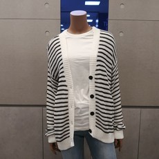 겟유즈드 GU# 여성 스트라이프 가디건
