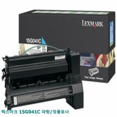 현대전산 렉스마크 15G041C 파랑 정품토너, 1