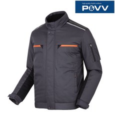 A-의류 (추동 J-1705 점퍼 P-1705 바지 별매 그레이+블랙 S~4XL 겨울 방한복 근무복 사무실 작업복 남자 여자 파브)