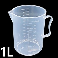 제나 비커 1L (1000ml) 강력한 플라스틱 재질 SLD1000 1개, 일반, 1000ml 일반, 1개, 1000ml