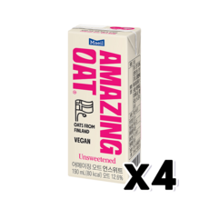 매일 어메이징오트 언스위트 비건귀리우유 190ml x 4개