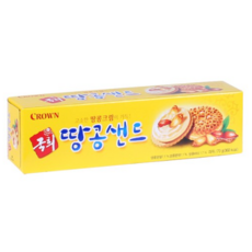 크라운 국희땅콩샌드, 70g, 24개