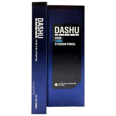 DASHU 男士用雙頭眉筆, 深灰色, 方形筆尖可細緻描繪, 持久不暈染, 1支