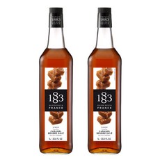 1883 솔티드 카라멜시럽 1000ml 2개세트, 1L, 2개