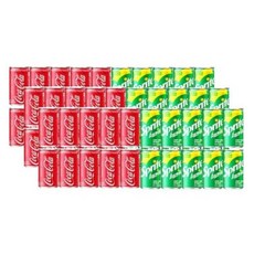 코카콜라 190ml 30캔+스프라이트 30캔(소캔)
