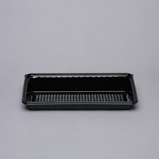 일회용 배달 포장용기 2줄 사각 김밥 용기(뚜껑 포함), 1세트, 100개