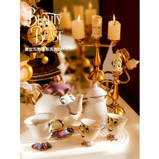 미녀와야수 촛대 시계 테마 카페 디즈니 인테리어, 루미에르 오너먼트