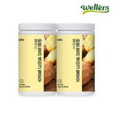 웰러스 바른 컬러쉐이크 옐로우(고구마맛) 750g + 쉐이크 보틀, 2통