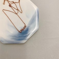 꼬냑다이아이니셜목걸이