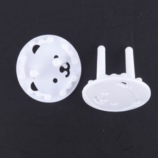 빌바오 콘센트마개 세트형 곰돌이 실리콘홀더 5P 아기감전방지커버 베이비세이프마개