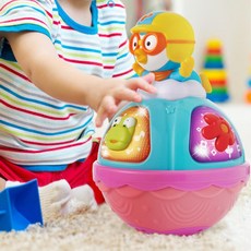 3개월 영아 동요 클래식 사운드 LED 오뚝이 뽀로로 까꿍 어린이날선물 오뚜기장난감 오똑이, 1개