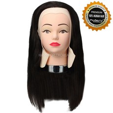 윤성팡 연습모가발 덧가발 인모 전체 가발, 1, 해당상품