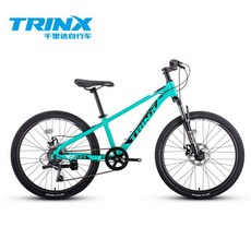 TRINX J24 인치 트위터 sava 사바 자바 java 산악 자전거 7단 시마노 가변 속도 디스크 브레이크 청소년 학생, 24인치, 블루화이트 7속도