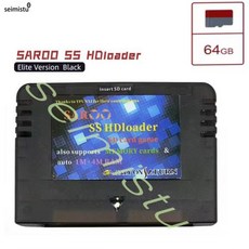 SAROO HDLo 카트리지 빠른 읽기 Sega Saturn 게임 리더 지지대 SD Menory 카드 NEO GEO 콘솔용 CD 없는 게임, 1개, 없음, 14) Elite Black 64GB