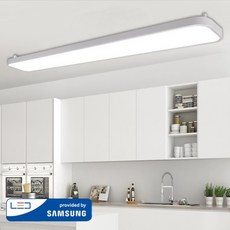 LED 국산 초슬림 주방등 60W 삼성칩 조명 플리커프리 주광색, 화이트 화이트