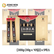 정원고려인삼 고려홍삼정과 300g x 5박스