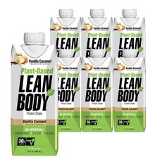 린바디 라브라다 Leanbody 식물성 프로틴 단백질 쉐이크 바닐라카라멜 500ml 한국공식총판 정식수입 30g 단백질보충제 맛있는 단백질 보충제 비건 북미대표 헬스장 1위, 18팩, 250ml