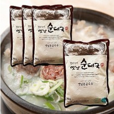 팽현숙 순대국 700g4개+ 토종순대 280g4개 홈쇼핑 순대국밥 저녁메뉴 국밥