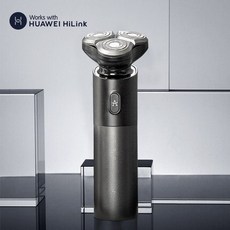 Huawei Hilink APIYOO 전기 방수 휴대용 남성용 면도기 스마트 트리머 수염 얼굴, 02 Black