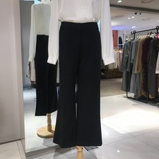 숲 안정된 핏감과 우아한 느낌의 솔리드 부츠컷 바지