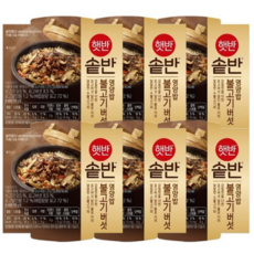 햇반솥반 불고기버섯영양밥, 200g, 6개