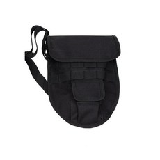 복토삽 Molle 다용도 야외 삽 가방 보호 커버 저장 잡화 어깨 허리, 02 BK, 1개