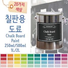 SKK 일본 칠판페인트 1L 칠판 페인트 메뉴판 보드, 물루키아솝, 1개