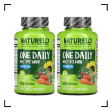  내추렐로 남성용 멀티비타민 종합비타민 50+ 포 맨 베지캡슐 60정 2개, 60캡슐 