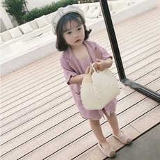 베스타 여아 반팔 정장 3종 세트
