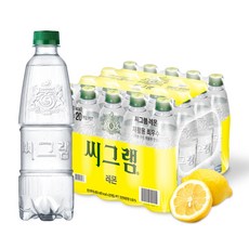 씨그램 레몬 무라벨 450ml 20개