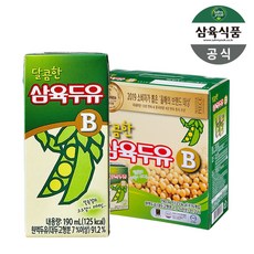 삼육두유 고소한 두유 B, 190ml, 16개