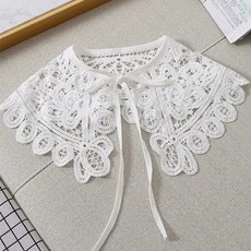 넥케이프페이크카라자수레이스더블레이어