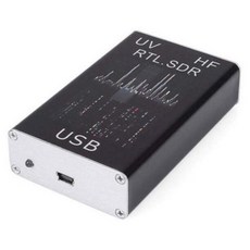 Lopbinte 1 검정색 pvc+metal 100KHz-1.7GHz 풀 밴드 U/V HF RTL-SDR USB 튜너 수신기 크기 8.9*5.1*2cm 제품에는 1개가 포함되어 있습니다. 케이블 1개 안테나, 1개