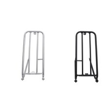 Brompton 접이식 자전거 표준 랙 Brompton 표준 후면 랙 자전거 선반 액세서리|자전거 보관대|, 1개, Silver, 단일
