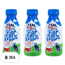 질 ZEAL 뉴질랜드 프리미엄 강아지우유 펫밀크, 우유맛, 380ml, 3개